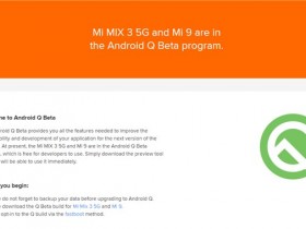 小米9和MIX 3 5G安卓Q测试包发布