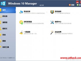 Windows 10 Manager 3.0.5 绿色便携版
