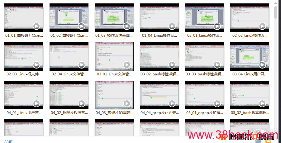 马哥LINUX运维教程208讲(初级+中级+高级+必备软件+PPT)全套免费下载