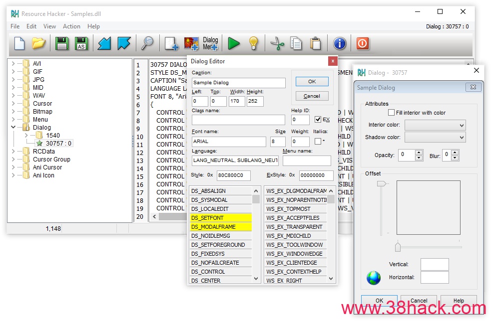 汉化工具软件资源编辑器 Resource Hacker v4.5.30