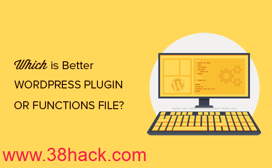 WordPress plugin vs functions file