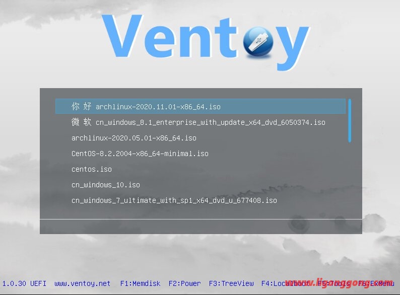 Ventoy v1.0.97 一个U盘装N个系统