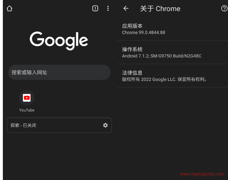 Chrome浏览器APP v107.0.5304.141 正式版