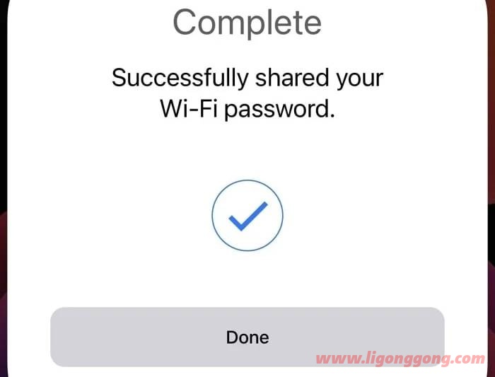 分享您的 iPhone WiFi 密码的方法