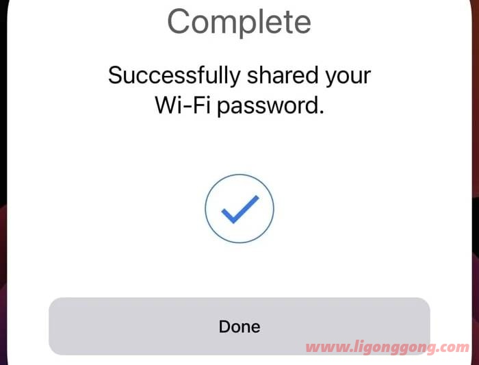 分享您的 iPhone WiFi 密码的方法