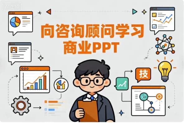向咨询顾问学习商业PPT（从思维到技能）-软件库