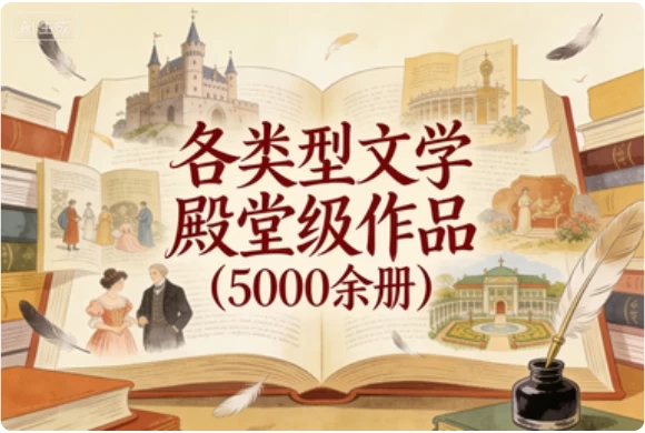 各类型文学殿堂级作品（5000余册）-软件库